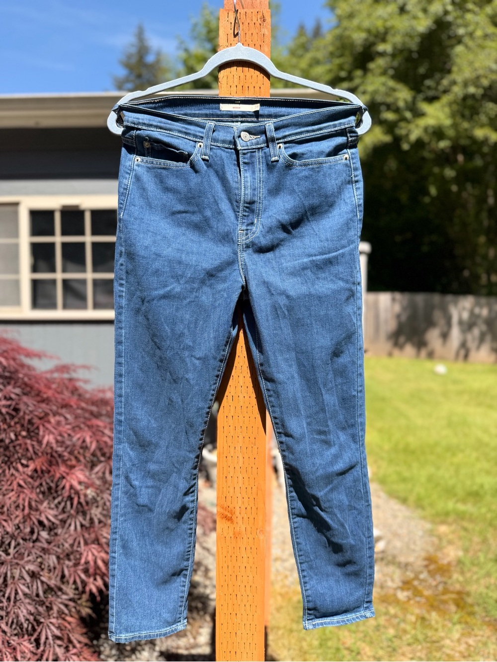 Classic High-Rise Blue Women's Jeans